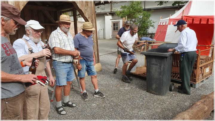 Frundsbergfest 2023 - Lagerbau