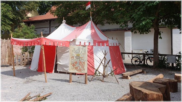 Frundsbergfest 2023 - Lagerbau