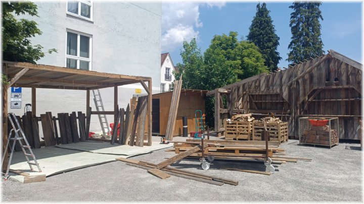 Frundsbergfest 2026 - Lagerbau
