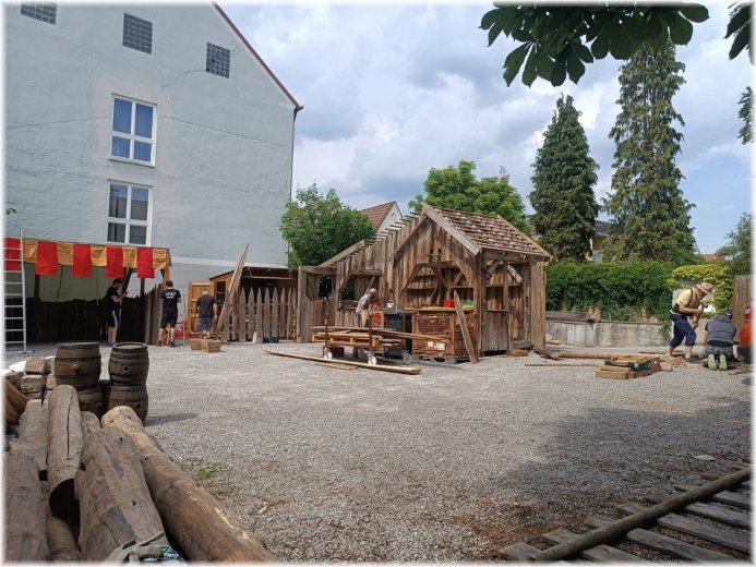 Frundsbergfest 2026 - Lagerbau