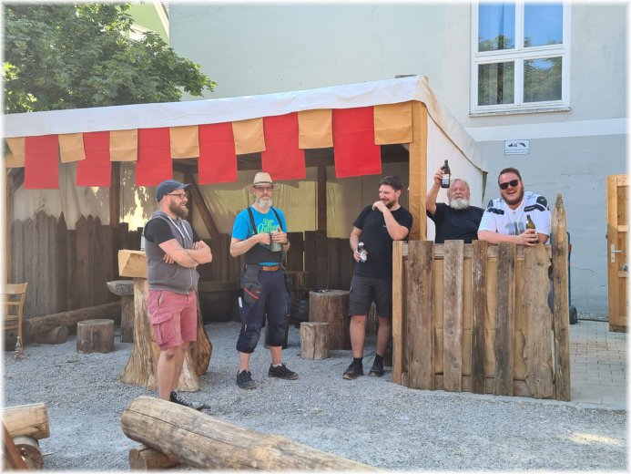 Frundsbergfest 2026 - Lagerbau