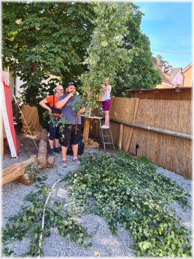 Frundsbergfest 2026 - Lagerbau